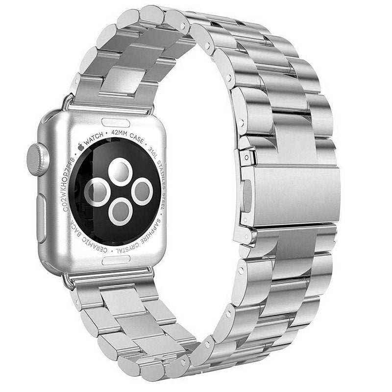 Bracelete de Aço + Ferramenta para Apple Watch Series 3 - 38mm - Cinza