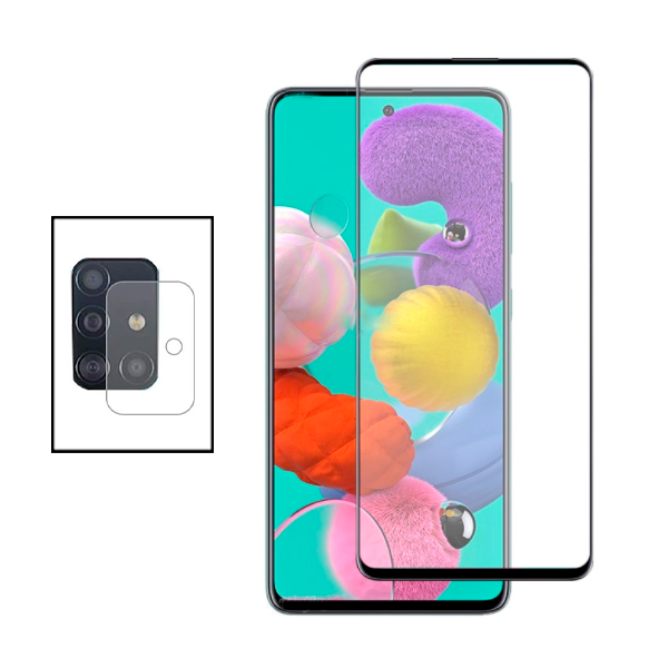 Kit Película Protectora para Câmara Traseira + Película de Vidro Temperado GorilasGlass para Samsung Galaxy M31s
