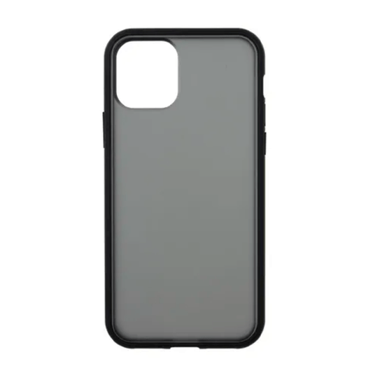 Capa Traseira Anti Choque Fumada para iPhone 13 - Preto