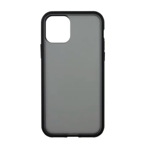 Capa Traseira Anti Choque Fumada para iPhone 13 Pro Max - Preto