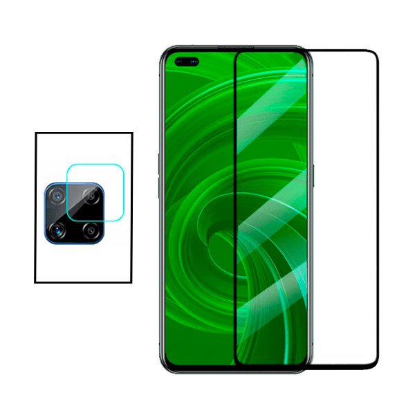 Kit Película Protectora para Câmara Traseira + Película de Vidro Temperado GorilasGlass para Oppo Reno4 F