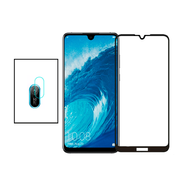 Kit Película Protectora para Câmara Traseira + Película de Vidro Temperado GorilasGlass para Huawei Y6 Pro (2019)