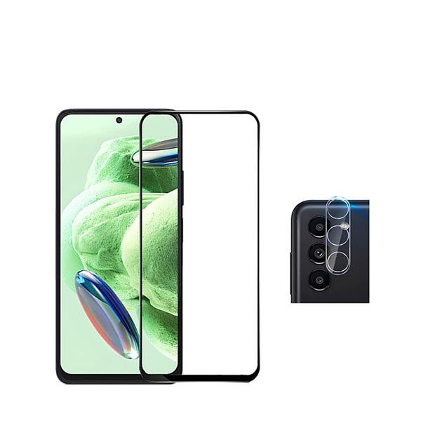 Kit Película Protectora Câmara Traseira + Película de Vidro Temperado GorilasGlass Phonecare para Samsung Galaxy S23 FE - Transparente/Preto