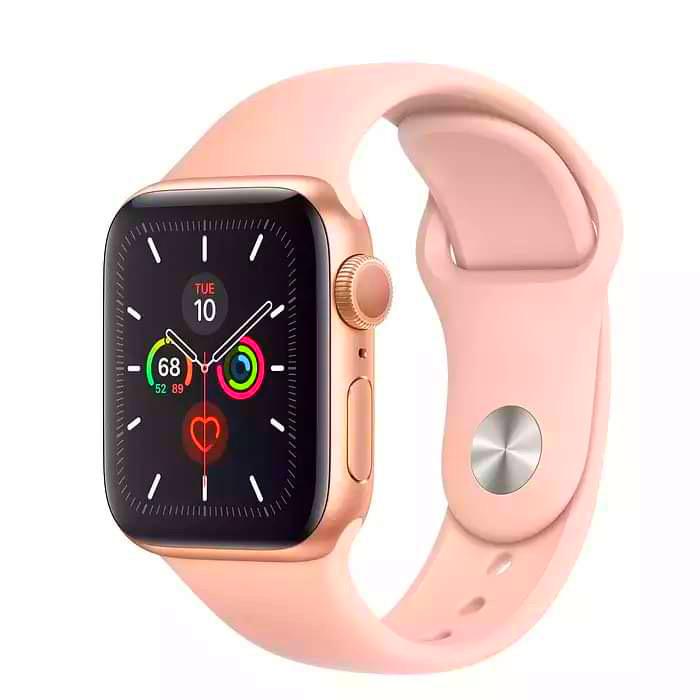 Bracelete Silicone para Apple Watch Series SE - 44mm - Rosa Salmão