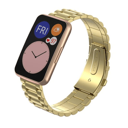 Bracelete de Aço + Ferramenta para Oppo Watch 2 42mm LTE - Ouro