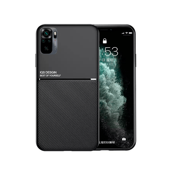 Capa Traseira Magnética Anti Choque para Xiaomi Redmi Note 11 4G - Preto