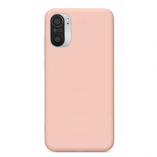 Capa Proteção Traseira Silicone para Xiaomi Poco F3 - Rosa