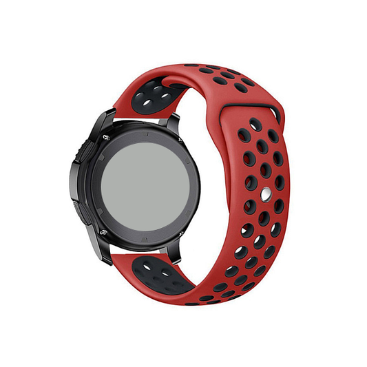 Bracelete Desportiva para Xiaomi Watch S2 - 42mm - Vermelho / Preto