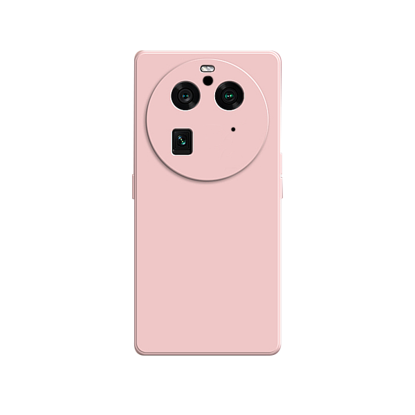 Capa Proteção Traseira Silicone para Oppo Find X6 Pro - Rosa