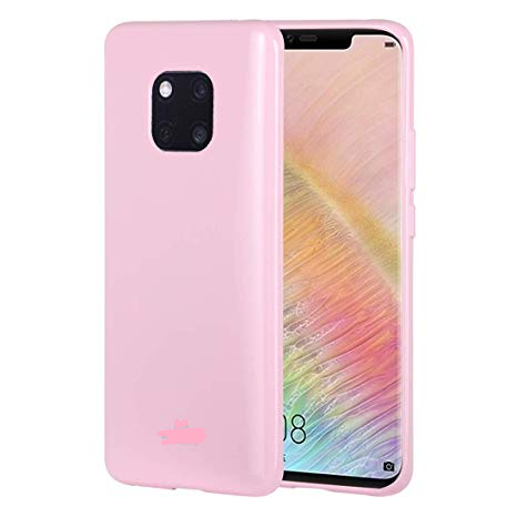 Capa Proteção Traseira Silicone para Huawei Mate 20 Pro - Rosa