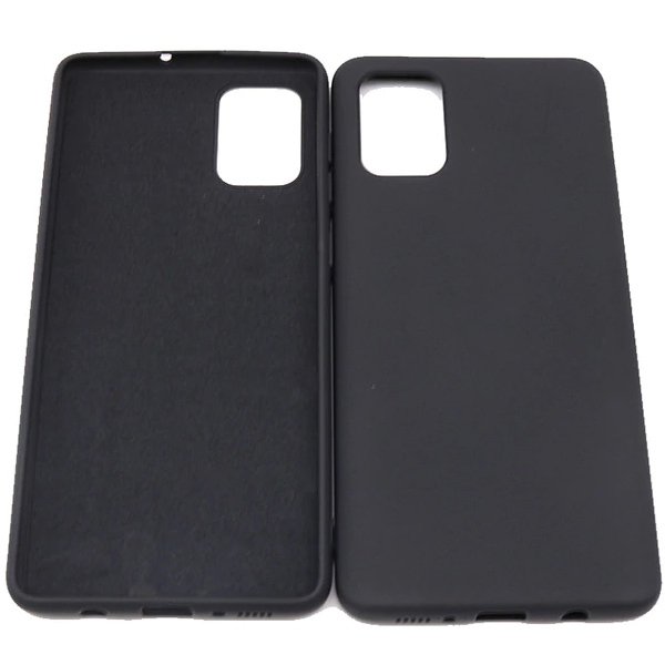 Capa Proteção Traseira Silicone para Samsung Galaxy A51 5G - Preto