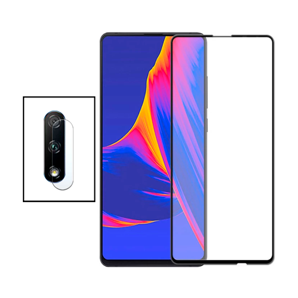 Kit Película Protectora para Câmara Traseira + Película de Vidro Temperado GorilasGlass para Huawei Honor 9x / 9X Pro