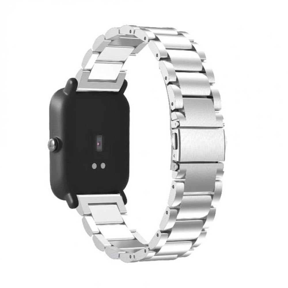 Bracelete de Aço + Ferramenta para Amazfit Bip e Bip Lite / GTR 42mm/ GTS - Cinza