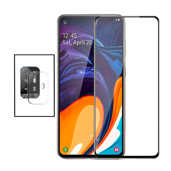 Kit Película Protectora para Câmara Traseira + Película de Vidro Temperado GorilasGlass para Oppo A94 5G