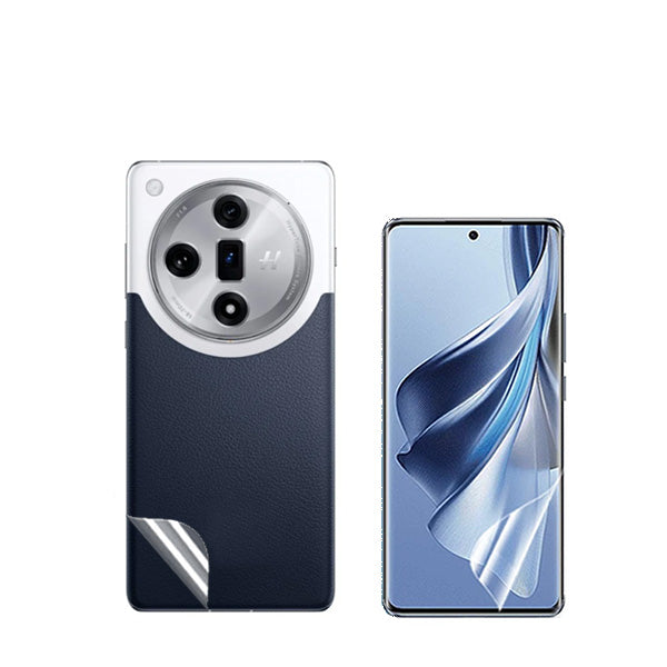 Kit Película Protectora de Hydrogel Frente e Verso GIFT4ME para Oppo Find X7 - Transparente