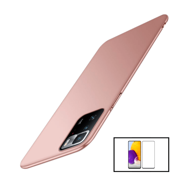 Kit Película de Vidro Temperado GorilasGlass Curvado + Capa Rígida e Fina para Xiaomi Poco X3 GT Rosa