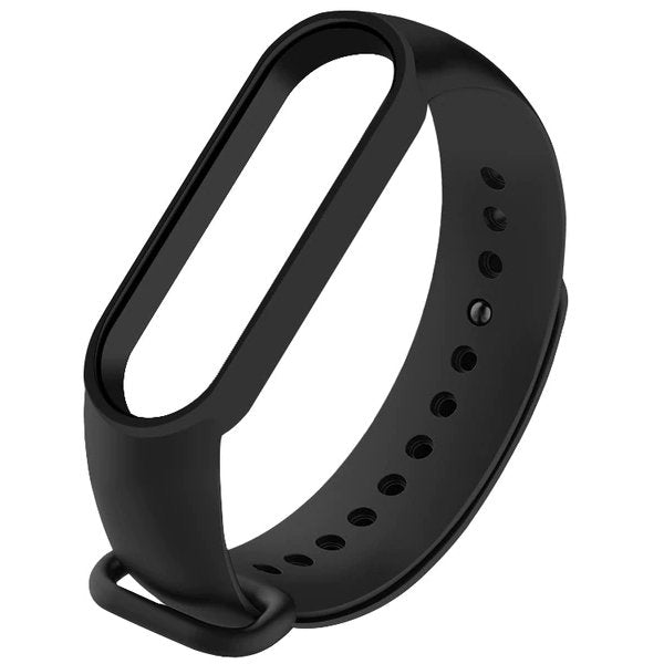 Bracelete Silicone para Xiaomi Mi Band 6 / Mi Smart Band 6 - Preto