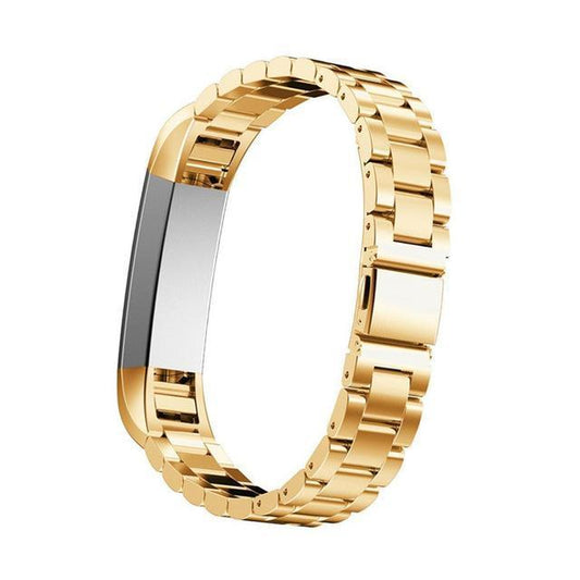 Bracelete de Aço + Ferramenta para Fitbit Alta/ Alta HR/ Alta Ace - Ouro