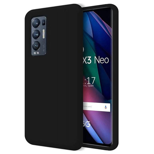 Capa Proteção Traseira Silicone para Oppo Find X3 Neo