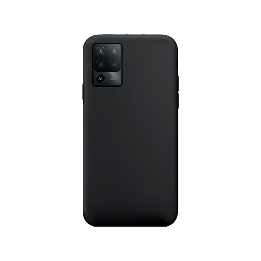 Capa Proteção Traseira Silicone para Oppo A94 - Preto