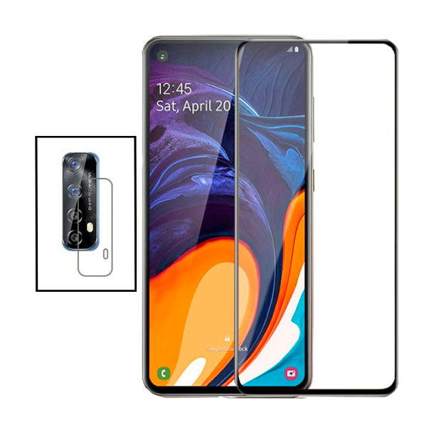 Kit Película Protectora para Câmara Traseira + Película de Vidro Temperado GorilasGlass para Realme Narzo 20 Pro