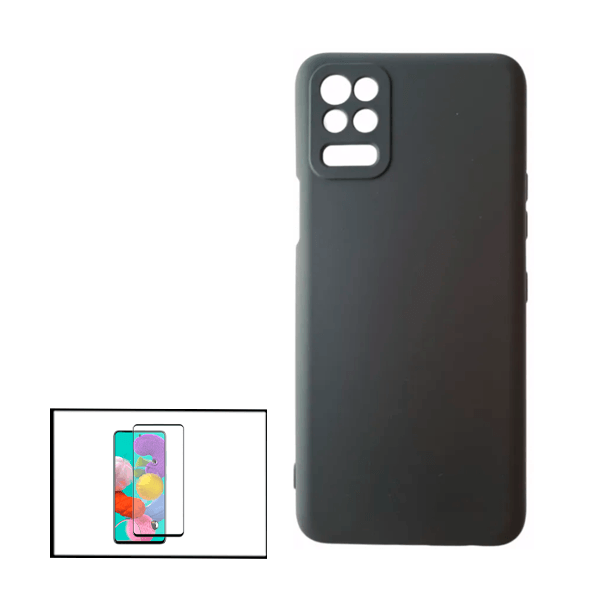 Kit Película de Vidro Temperado GorilasGlass + Capa Proteção Traseira Silicone para LG K62