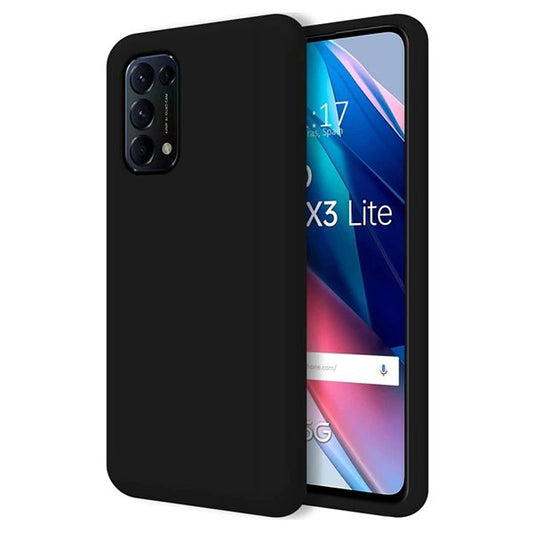 Capa Proteção Traseira Silicone para Oppo Find X3 Lite