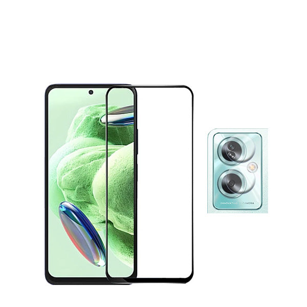 Kit Película Protectora Câmara Traseira + Película de Vidro Temperado GorilasGlass GIFT4ME para Oppo A79 5G - Transparente/Preto