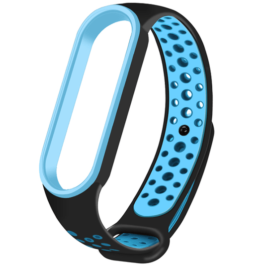 Bracelete Desportiva para Xiaomi Mi Band 3 - Preto / Azul