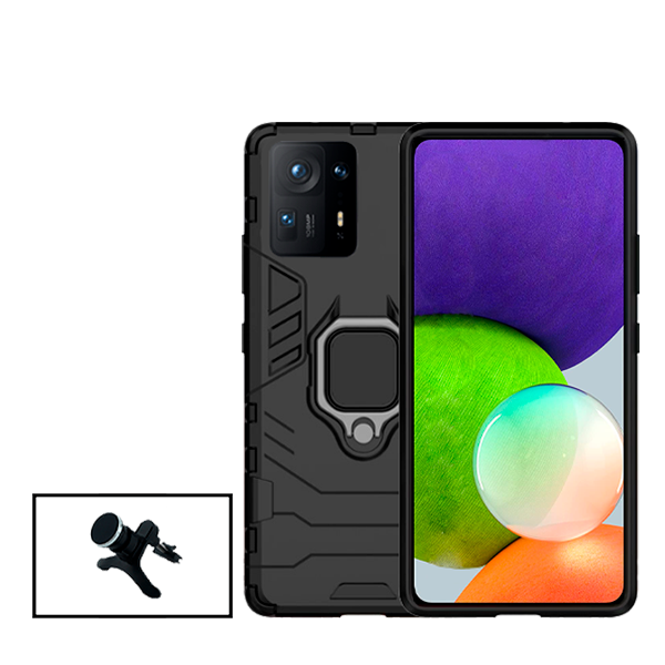 Kit Suporte Magnético Com Pernas + Capa de Proteção Militar Magnética para Xiaomi Mix 4