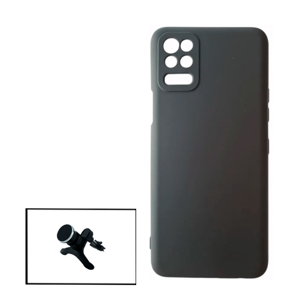 Kit Suporte Magnético Com Pernas + Capa Proteção Traseira Silicone para LG K52