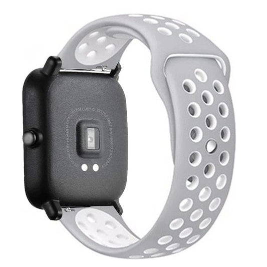 Bracelete Desportiva para Garmin Venu - Cinza / Branco