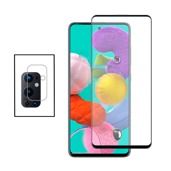 Kit Película Protectora para Câmara Traseira + Película de Vidro Temperado GorilasGlass Curvado para OnePlus 9 Pro