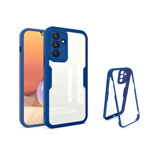 Capa 360° Proteção Frente e Verso para Samsung Galaxy M52 5G - Azul Escuro