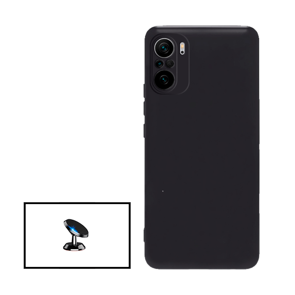 Kit Suporte Magnético + Capa Proteção Traseira Silicone para Xiaomi Poco X3 GT