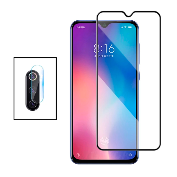 Kit Película Protectora para Câmara Traseira + Película de Vidro Temperado GorilasGlass para Realme C3 (3 Câmaras)