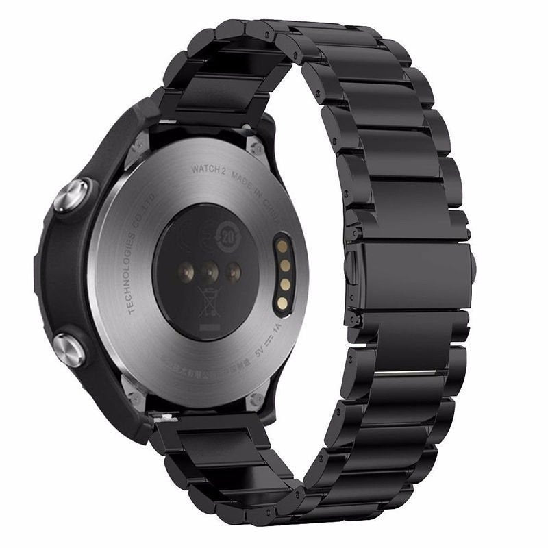 Bracelete de Aço + Ferramenta para Huawei Watch 2 - Preto