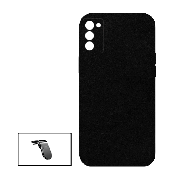 Kit Suporte de Carro Magnético L + Capa Proteção Traseira Silicone para Oppo A53S 5G
