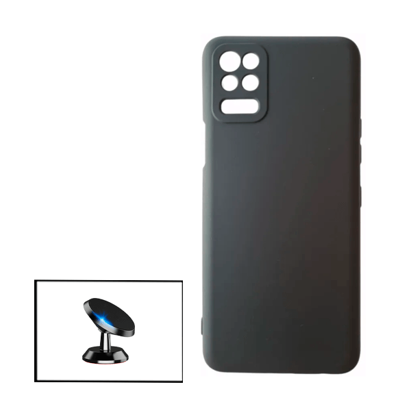 Kit Suporte Magnético + Capa Proteção Traseira Silicone para LG K62