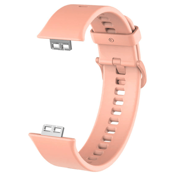 Bracelete Silicone para Huawei Watch Fit Elegant - Rosa Salmão