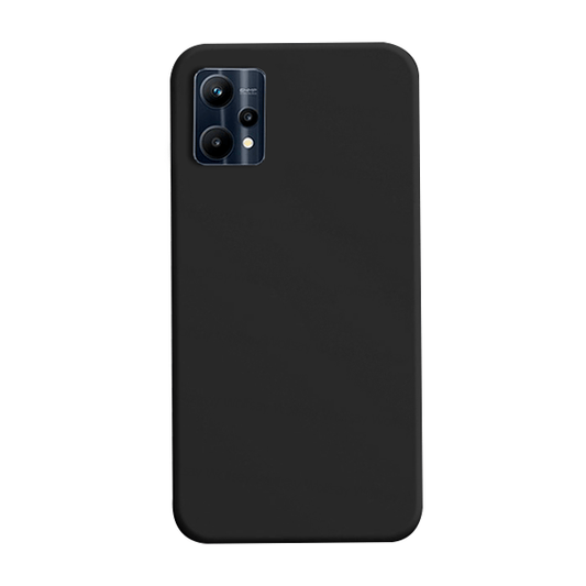 Capa Proteção Traseira Silicone para Realme V25 - Preto