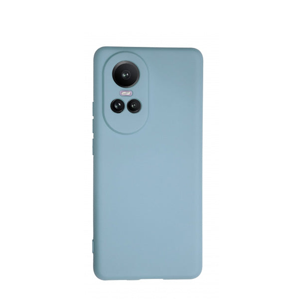 Capa Proteção Traseira Silicone Phonecare para Oppo Reno 10 - Azul Claro