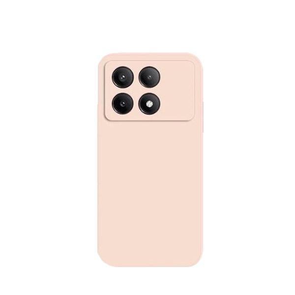 Capa Proteção Traseira Silicone GIFT4ME para Xiaomi Poco X6 Pro 5G - Rosa