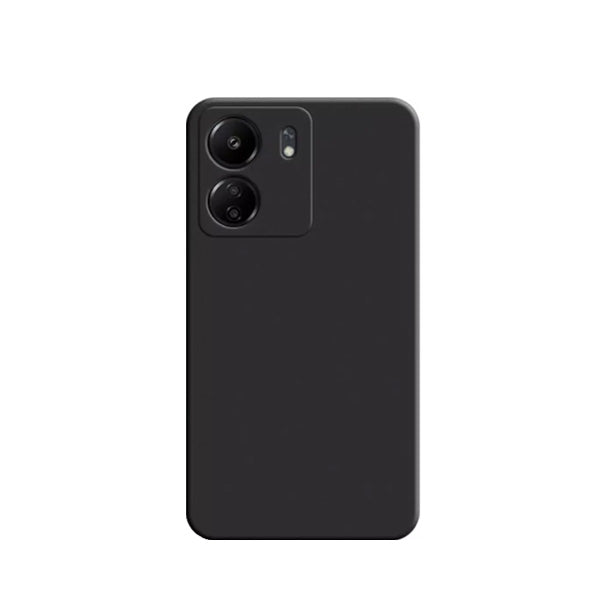 Capa Proteção Traseira Silicone GIFT4ME para Xiaomi Redmi 13C - Preto
