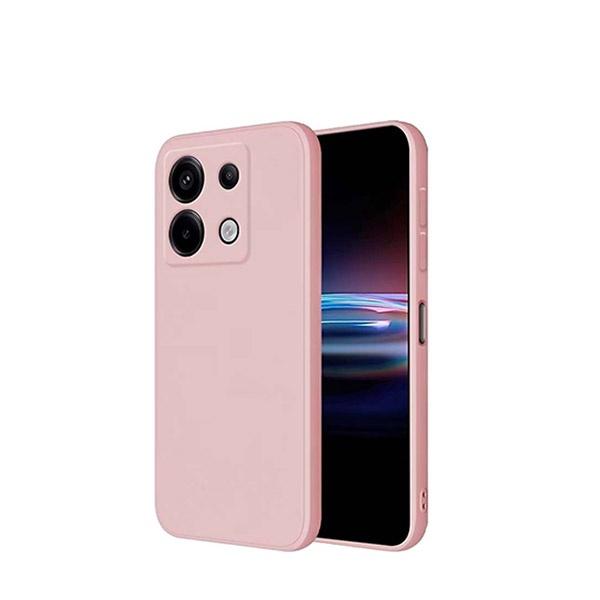 Capa Proteção Traseira Silicone GIFT4ME para Xiaomi Poco X6 5G - Rosa
