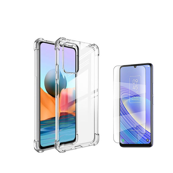 Kit Capa Traseira Super Proteção + Película de Hydrogel Frente Transparente Phonecare para Xiaomi Redmi 13C - Transparente