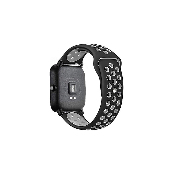 Bracelete Desportiva para OnePlus Nord Watch - Preto / Cinza