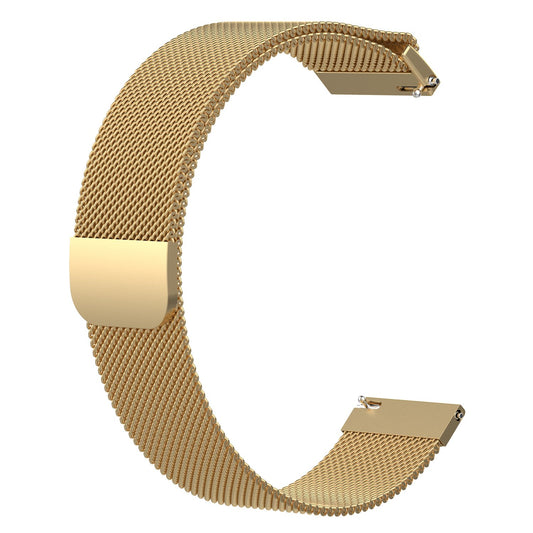 Bracelete Milanese Com Fecho Magnético GIFT4ME para Garmin vivoactive 5 - Ouro