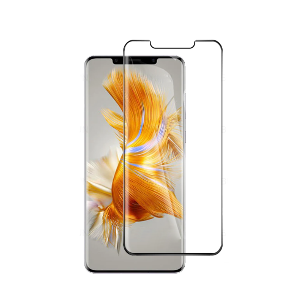 Película de Vidro Temperado GorilasGlass para Huawei Mate 50 Pro - Transparente/Preto