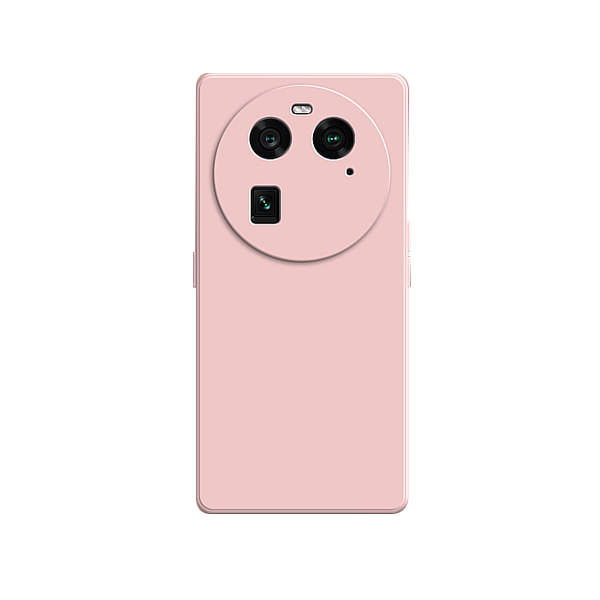 Capa Proteção Traseira Silicone para Oppo Find X6 - Rosa